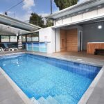 מתחם בריכה וילה ספרטה-וילה גדולה למשפחות בצפון